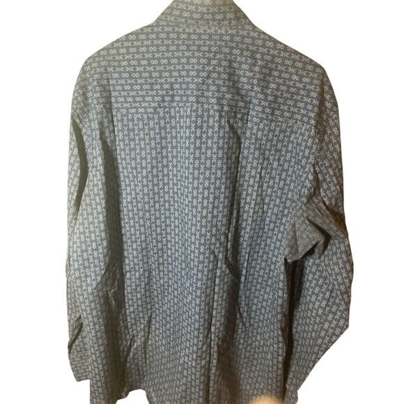 Wrangler Shirt Men's Wrangler Pear‎ Snap Long-sleeved sizeXL - Picture 3 of 3